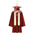 thumbnail image 2 of Gmogad 2025 Graduation Gown Ornament - Keepsake Decor for High School & College Grads - Wood/Acrylic Hanging Pendant - Christmas Tree or Party Decoration - Gift Idea, 2 of 4