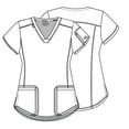 thumbnail image 7 of Dickies Dynamix Scrubs Top for Women V-Neck DK730, 7 of 7