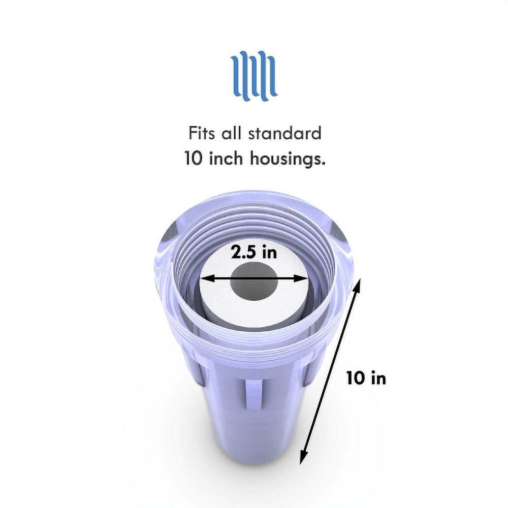 1-Micron Sediment Water Filter Replacement Cartridge for 10 in. x 2.5 in. (POE) Whole House Systems 50 Pack