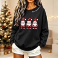 thumbnail image 3 of Asgosdo Women Christmas Sweatshirts Long Sleeve Graphic Print Tops Casual Warm Xmas Holiday Winter Shirts, 3 of 6