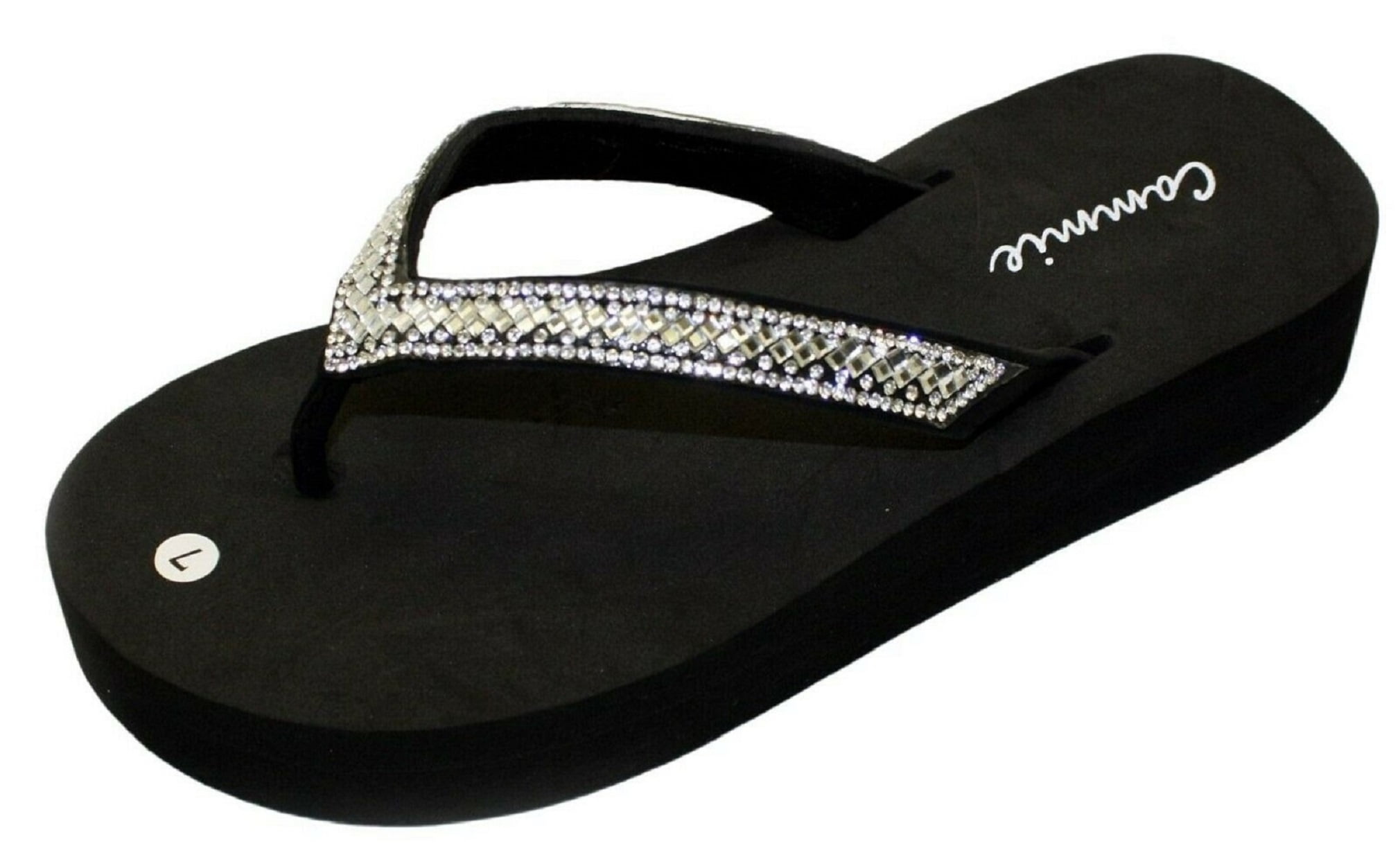 Women's Rhinestone Platform Wedge Flip Flop Sandals Nigeria Ubuy
