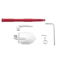 thumbnail image 1 of RC Crawler Shovel, Aluminum Alloy & Iron Adjustable Shovel Tool for 1/10 RC Crawler Trucks Metal Accessory for SCX24 Trail Rig, 1 of 7