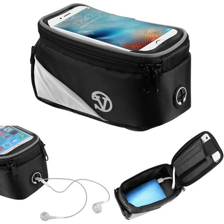 Reflective Waterproof Bicycle Frame Accessory Phone (Best Mountain Bike Bag)