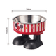 thumbnail image 5 of 2pz Plato Comedero Elevado Mascota Lab.G, ROJO-BLANCO, 5 of 5