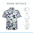 thumbnail image 7 of High Quality Hawaiian Shirts for Men Short Sleeve Aloha Beach Shirt Floral Summer Casual Button Down Shirts Blouses IINTK8, 7 of 7