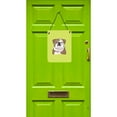 thumbnail image 2 of Caroline's Treasures BB1281DS1216 Checkerboard Lime Green English Bulldog  Wall or Door Hanging Prints, 12x16,, 2 of 2