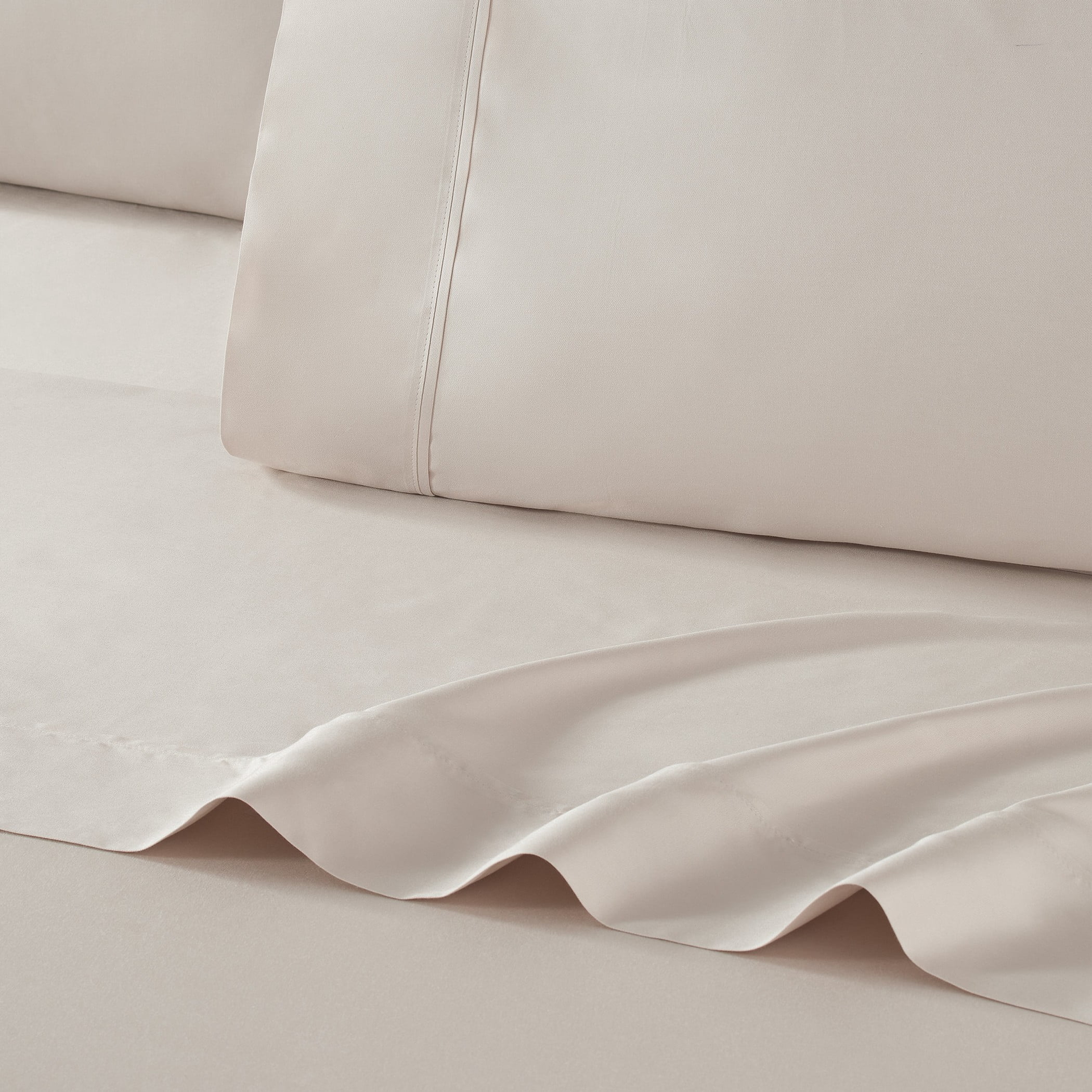 Aston & Arden Bamboo Rayon Sheet Sets, 4-Piece, 250 Thread Count, Modern, Hypoallergenic, King, Taupe