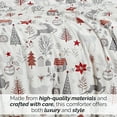 thumbnail image 6 of Southshore Fine Living, Inc. Christmas Queen Comforter w/2 Pillow Shams - Retro Christmas Tree Print, 6 of 9