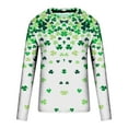 thumbnail image 4 of hotojiny Mens St Patrick's Day Shirts Casual Long Sleeve T-Shirt Big and Tall Green Print Crew Neck Tops Spring Clothes for Party, 4 of 5