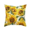 Knit Pillowcase Summer Sunflower Home Sofa Cover Decorative Cushion Pillowcase Sweater Pillows for Couch