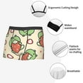 thumbnail image 6 of Disketp Frog Hold Strawberry Men'S Boxer Briefs,Soft And Breathable Cotton Underwear With Comfortflex Waistband, 6 of 8