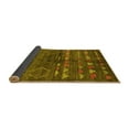 thumbnail image 2 of Ahgly Company Indoor Rectangle Solid Yellow Modern Area Rugs, 8' x 10', 2 of 4