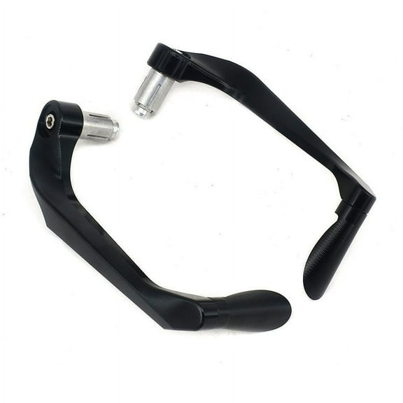 2 Pcs Black 7/8" Motorcycles ATV 3D Brake Clutch Lever Protective Guard Bar Ends