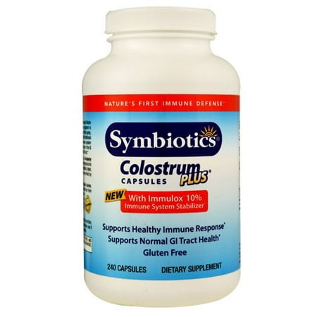 - Symbiotics Colostrum Plus Capsules, 240 Ct