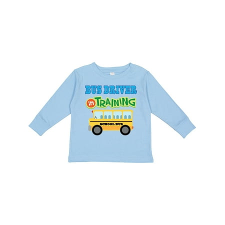 

Inktastic Bus Driver in Training Gift Toddler Boy or Toddler Girl Long Sleeve T-Shirt