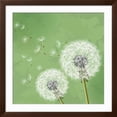 thumbnail image 2 of Art.com Vintage Floral Background With Dandelion Art Print by silvionka, Brown Frame Wall Art, 38" x 38", 2 of 5