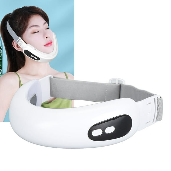 V Face Lifting Machine, Red Blue Lighting V Face Machine Rechargeable 3 Levels for Home Use
