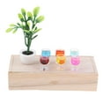 thumbnail image 2 of MERIGLARE Dollhouse Miniature Fairy Garden Plant 6pcs Multi-Color Goblets Accessory 1:12, 2 of 8