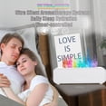 thumbnail image 3 of Essential Oil Diffuser, Music Sync Colorful Flame Essential Oil Diffuser, Colorful Flame Air Aroma Humidifier, Timer & Waterless Auto Off 250ml Diffuser with 7 Colors Light, Remote  (White), 3 of 10