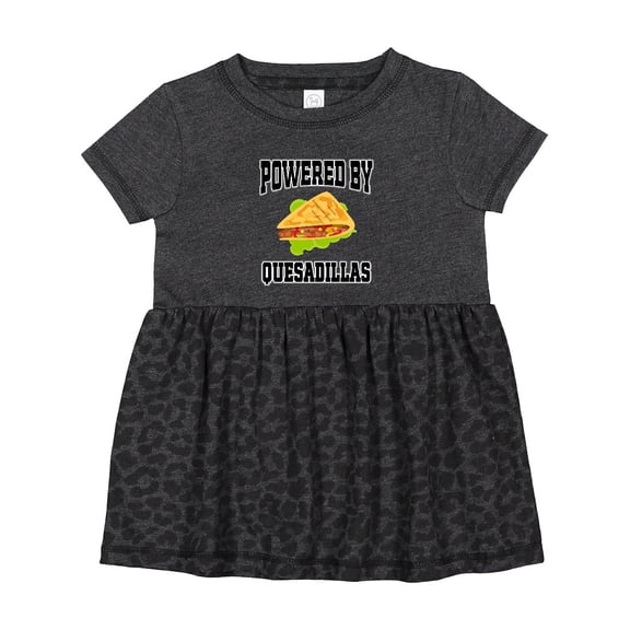 Inktastic Powered by Quesadillas Girls Baby Dress