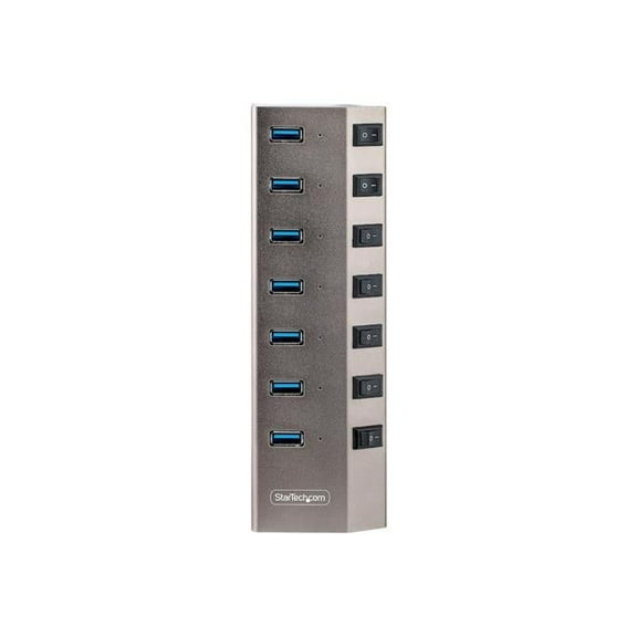 7 Port USB Hub with On-Off Switches
