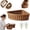 (S), variant on Corner Storage Basket Woven Organizer, Triangle Baskets for Corner Shelf,Corners Storage Bin, Durable Imitation Rattan Corners Storages Bin for Bathroom, Closet, Pantry and Entryway(S)