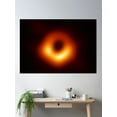 thumbnail image 2 of First Ever Black Hole Photo Messier 87 M87 Event Horizon Poster Wall Art, Modern Wall Decor, 8x12 UNFRAMED, 2 of 3