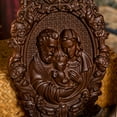 thumbnail image 5 of Holy family icon baby jesus christmas wooden craft gift wall decoration christian family prayer blessing, 5 of 5