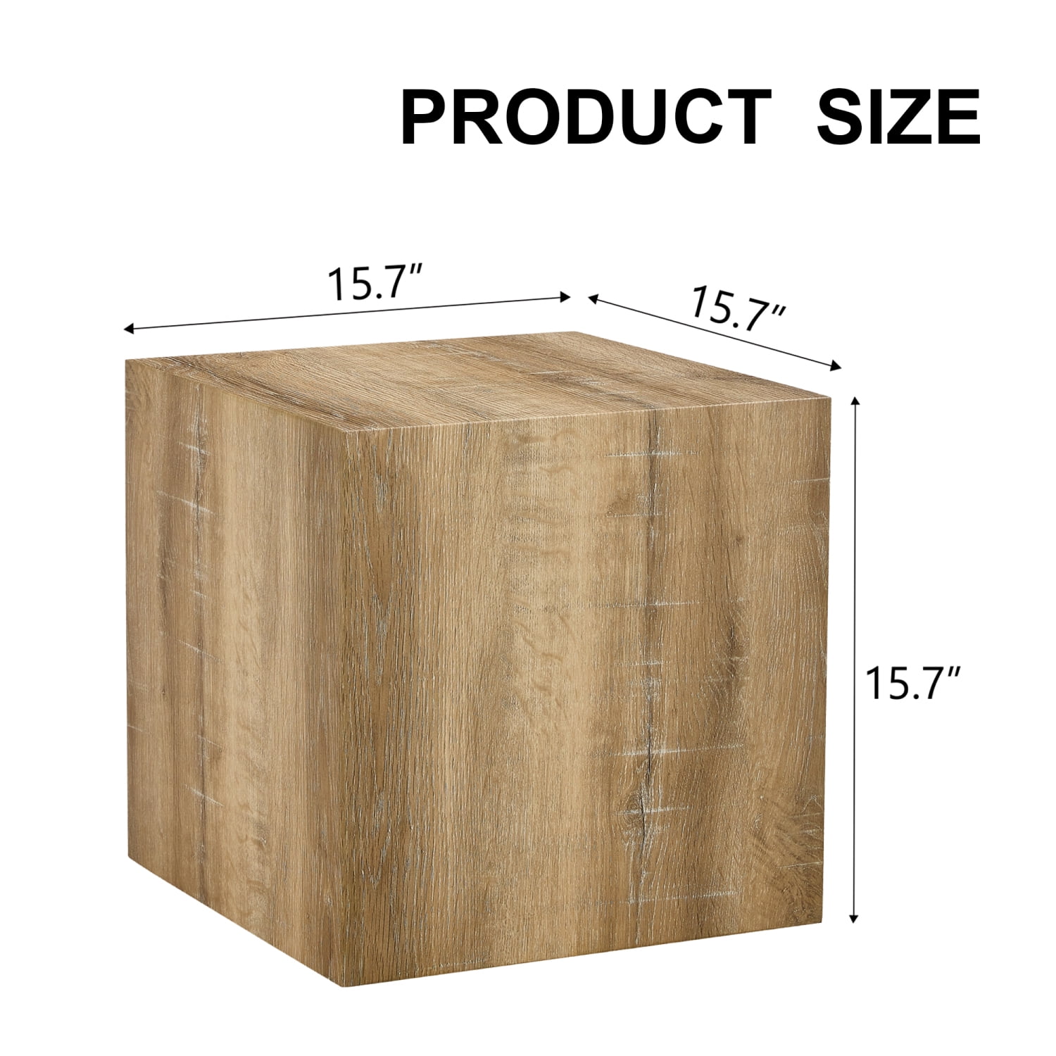 Modern MDF Coffee Table with Natural Wood Texture