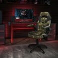 thumbnail image 2 of Flash Furniture Optis Red Gaming Desk and Camouflage/Black Racing Chair Set with Cup Holder and Headphone Hook, 2 of 10