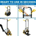 thumbnail image 5 of Mount-It! Stair Climber Hand Truck and Dolly , 264 lbs. Capacity Heavy-Duty Trolley Cart, 5 of 20