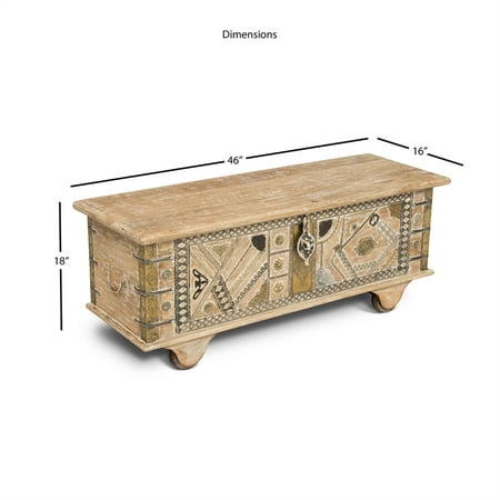 Amira Storage Trunk Coffee Table In White Lime Wash Canada Amira Storage Trunk Coffee Table In, Coffee Table Trunk Storage