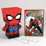 Pulp Heroes Snap Bots Pull Back Marvel 3D Figure Spider-Man