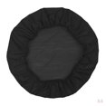 thumbnail image 1 of Paquete de 2/4 fundas elásticas universales para asiento de silla de comedor, para bodas Negro, 1 of 2