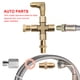 thumbnail image 4 of Kenally Kit de línea de alimentación de aceite de turbocompresor NPT de 1/8 pulgadas, conjunto de manguera de retorno, piezas de repuesto Vehículos, repuestos y accesorios Mis Kenally VI015387-00B, 4 of 6