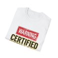 thumbnail image 4 of Warning Certified Teenager Don't Approach Men Women Humorous Turning 13th Years of Age Gift Unisex Softstyle T-Shirt, 4 of 4