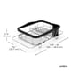 thumbnail image 3 of Multi Use Dish Rack, 48.26 x 29.21 x 13.97 cm, Negro/Níquel, 3 of 6