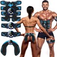 thumbnail image 2 of AB Estimulador ABS Massor Muscle Massager Tóner Abdomen/brazo/equipo Entrenamiento Piernas () Azul, 2 of 9