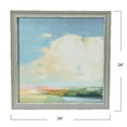 thumbnail image 2 of Creative Co-Op 24" Square Abstract Landscape Print with Wood Frame and Glass Cover, 2 of 6