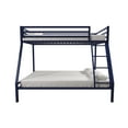 Mainstays Premium Twin over Full Metal Bunk Bed, Blue