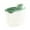 Mint Green, variant on TaTaai 1Pcs Plastic Transparent Tank, Rice Storage Barrel, Household Food Container Grain Storage Box for Oatmeal, Grain, Cereal, Pasta, Flour
