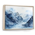 thumbnail image 2 of Designart "Minimalist Glacier In Greenland" Glacier Floater Framed Canvas Prints, 2 of 5