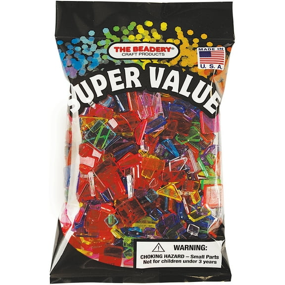 Mosaic Shapes 1100pcs/Pkg-Geometric Translucent