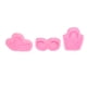 thumbnail image 1 of Moldes para decoración de pasteles 3 piezas Bolsa de sombrero Forma de gafas de sol Molde de silicona para pastel de fondant Flexible Fácil de desmoldar para dulces para ANGGREK Otros, 1 of 8