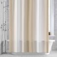 thumbnail image 3 of Beige Gradient Shower Curtain for Bathroom Decor, Countryside Farmhouse Waterproof Fabric Shower Curtain, 60"x72" Set with 12 Hooks, 3 of 9
