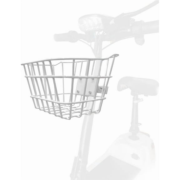 Small Front Basket for Kids’ Scooters & Electric Scooters - Rust-Resistant with Fixed Holder - 5LB Capacity Fits Knee Scooters