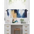 thumbnail image 5 of Valances for Windows Abstract Graffiti Art Rod Pocket Cafe Window Treatments Valance Curtains for Kitchen Bathroom Laundry Basement Windows 54"x18", 5 of 9
