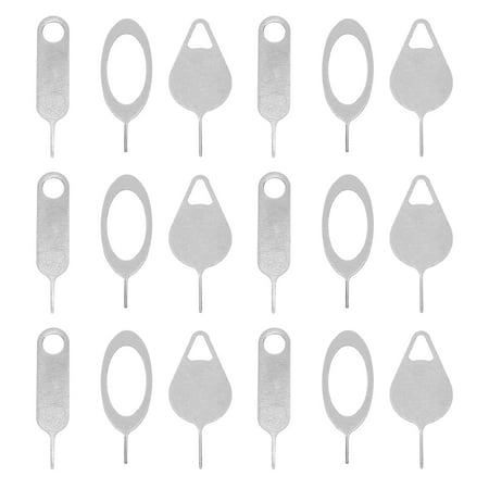 

FRCOLOR 100 Pcs SIM Removers Eject Cellphone Ejector Steel SIM Removers (Silver)