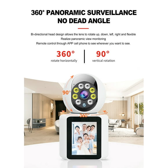 V360 Household WiFi Wireless Monitoring Camera Mobile Phone Remote Screen Bidirectional Video Call Intelligent Monitor Camera
