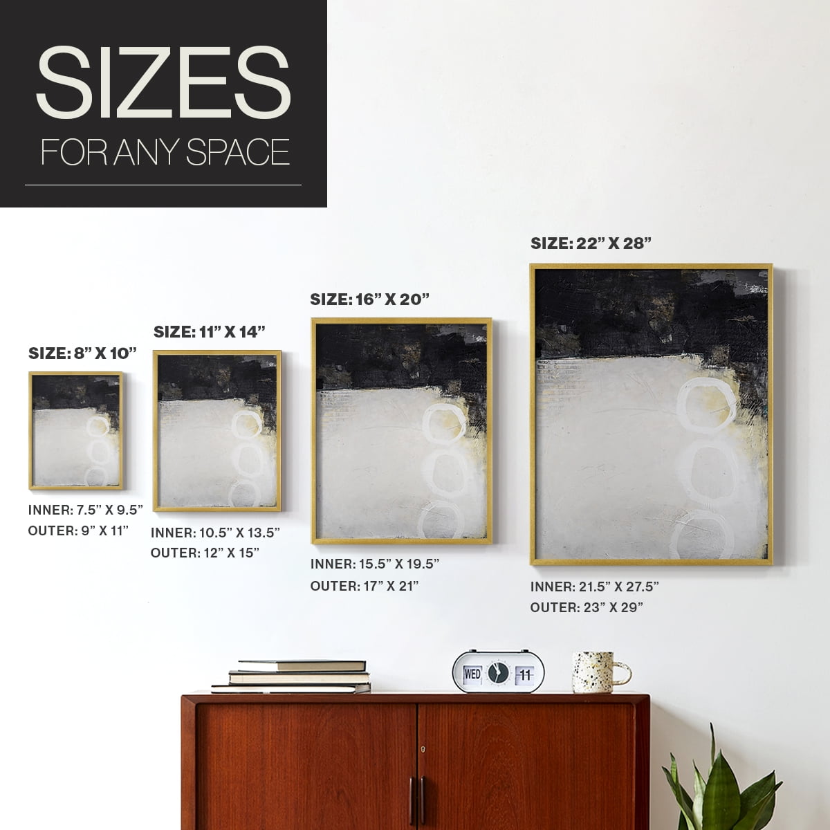 Below the Surface in Paper Solid Wood 11 x 14 Framed Print